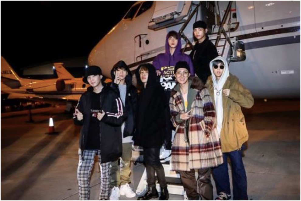BTS  прилетели в Лондон! Все первые подробности