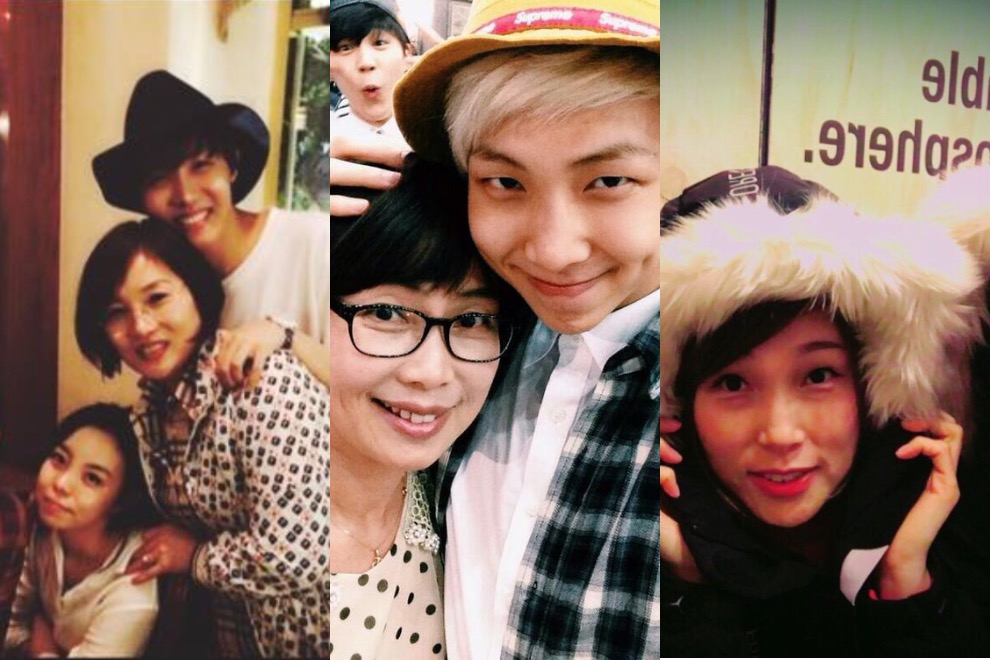 Уникальные семейные фото всех участников BTS