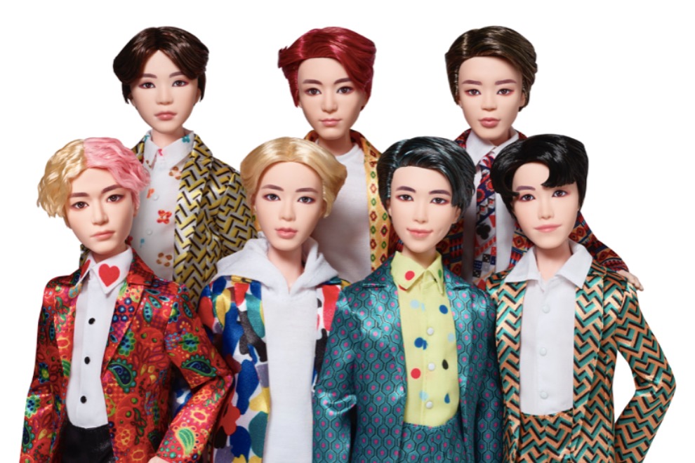 В России начали продавать кукол BTS от Mattel