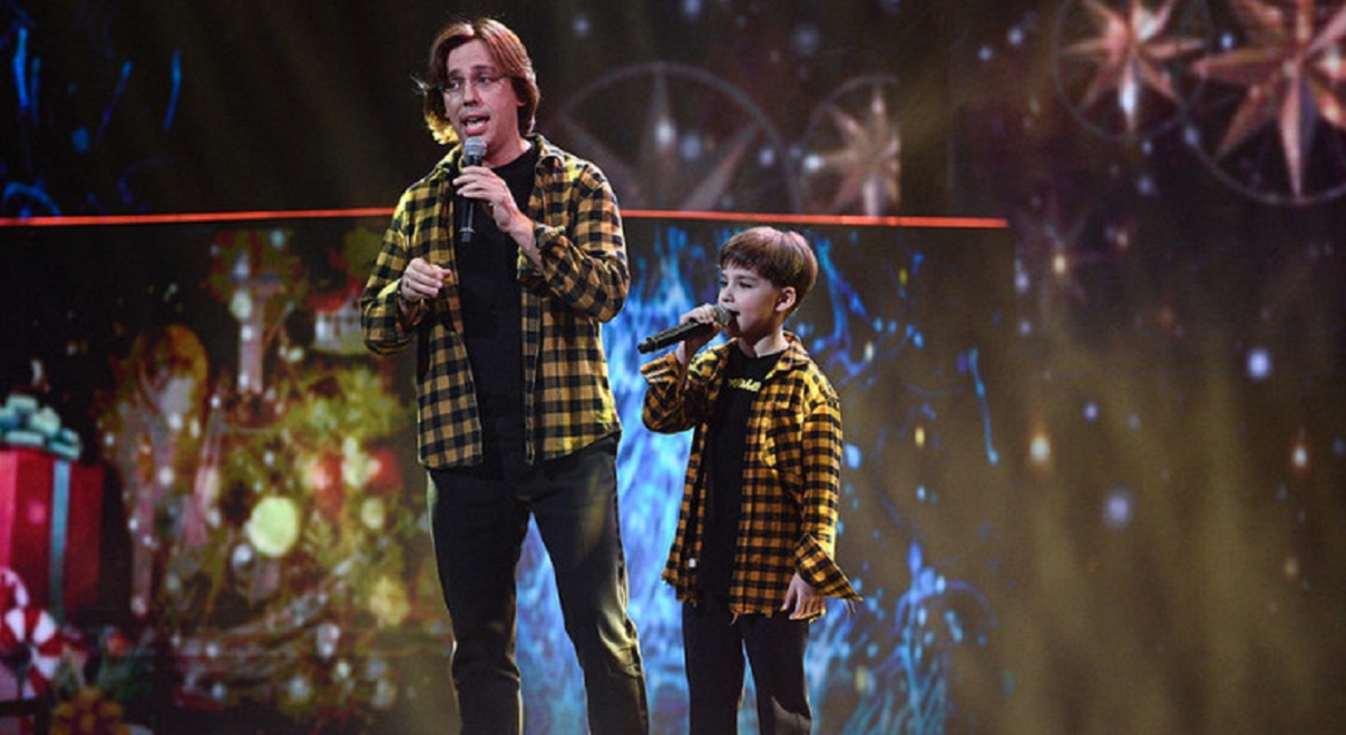 Максим Галкин впервые выступил вместе с сыном Гарри