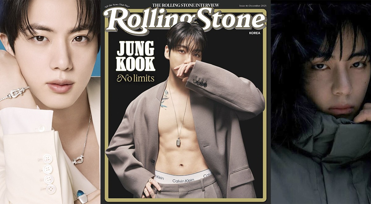 Лицо рекламной кампании: Джин, Чонгук и Ви из BTS появились на новых брендовых фотографиях